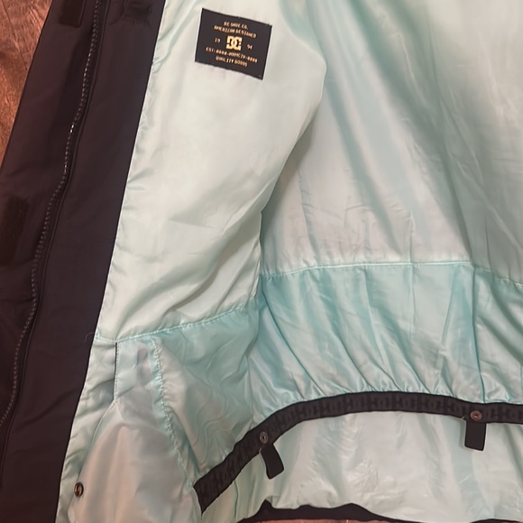 DC Cruiser Black & Leopard Print Snow Jacket Size XL - Picture 13 of 16